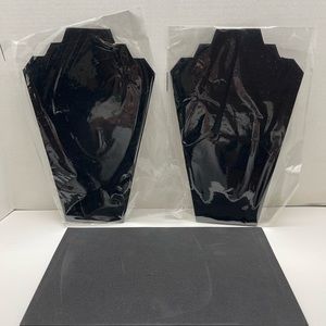 JEWELRY DISPLAY FOLDABLE STAND UP OR GLASS TOP FLAT DISPLAYS